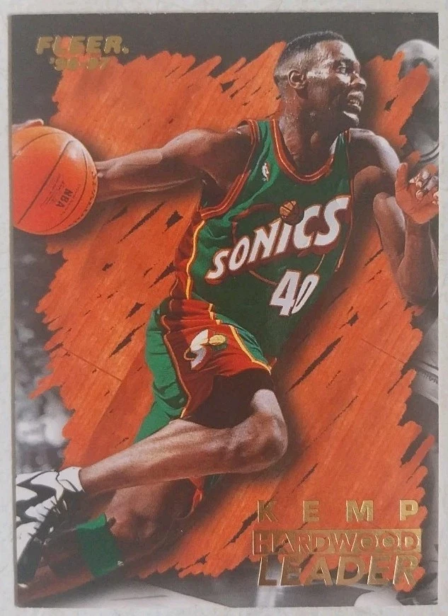 Carte NBA Shawn Kemp 1996-97 Fleer - Hardwood Leader #144 - Photo 1/2