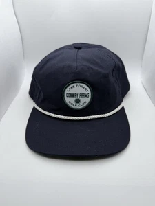 Imperial Hat Mens Black Strapback Performance Rope Cap Conway Farms Golf Club - Picture 1 of 6