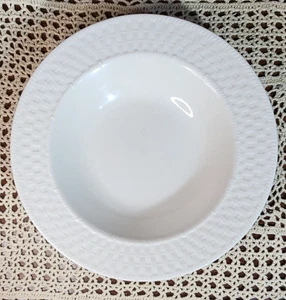 5er Set Oneida Waverly weiß Korbgeflecht Design Keramik Suppenschüsseln 8 7/8" - Bild 1 von 4