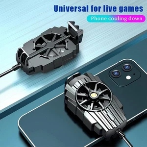 `Mobile Phone Cooler Cooling Fan Gamepad Holder Bracket Fan Radiator - Photo 1 sur 6