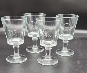 Vaso de vino de agua mariposa de 6"" La Rochere France ~ 1 vaso de repuesto - Imagen 1 de 8