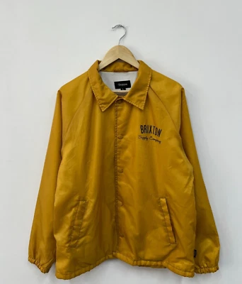 Chaqueta cortavientos Brixton mostaza talla L Foto 1 de 4