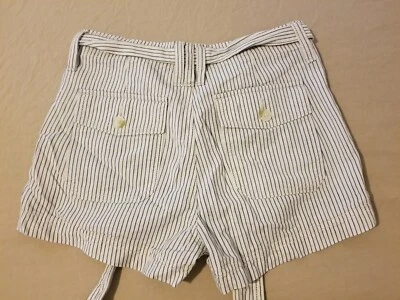 Pantalones Cortos Mujer American Eagle Outfitters Caqui 00 Blanco Algodón Chino Foto 1 de 4