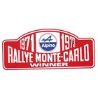  ALPINE  rallye Monte-Carlo Sticker vinyle laminé