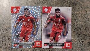 2021-22 Topps Bundesliga Sparkle Foil #151 Alphonso Davies FC Bayern Munich