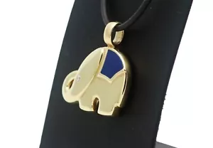Lapislazuli Elefant Anhänger 333 Gold 8 Kt Gelbgold Edelstein Wert 890,- - Bild 1 von 4