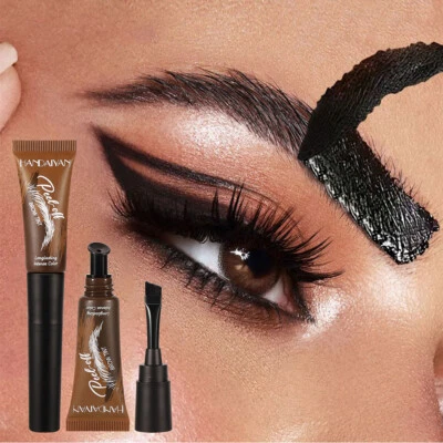 Semi-permanent Waterproof Peel-off Eye Brow Tattoo Tint Dye Gel Eyebrow Cream ! - Image 1 of 4