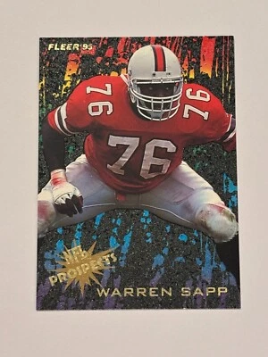 1995 Fleer - Warren Sapp #14 - Image 1 of 2