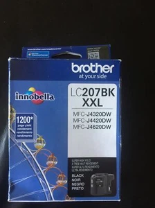 NEW Brother LC207BK XXL High Yield Ink Cartridge Black - Picture 1 of 1