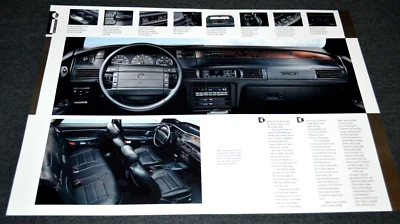 1992 MERCURY SABLE BLACK INTERIOR ORIGINAL LARGE DEALER ADVERTISMENT PRINT AD 92 - Image 1 of 2