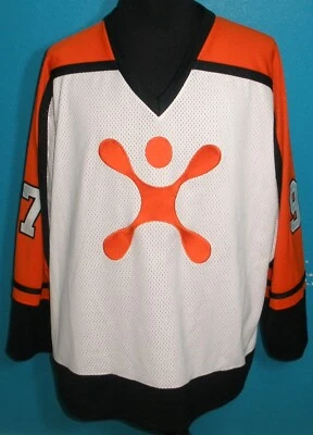 Camiseta de Colección Adulto 2XL Philadelphia Flyers #97 Jeremy Roenick FIRMADA COSIDA Cingular Foto 1 de 4