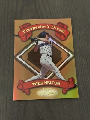 2000 Topps Gold Label Prospector's Dream Insert #PD5 TODD HELTON Card HOF - Image 1 of 2