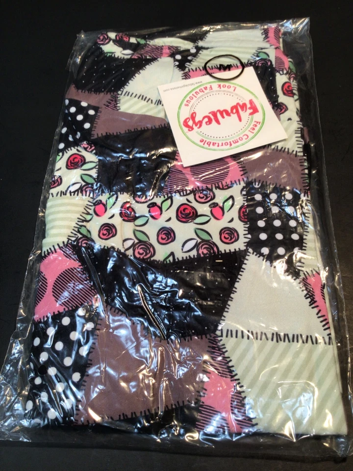 NUEVO Leggings Fabulegs, Talla Mediana, Variedad de Patrones, Pantalones Elásticos Cómodos Foto 1 de 1