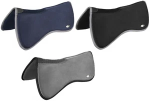 LeMieux WITHER RELIEF Memory Foam HALF PAD Correction Riser Black/Navy/Grey - Picture 1 of 8