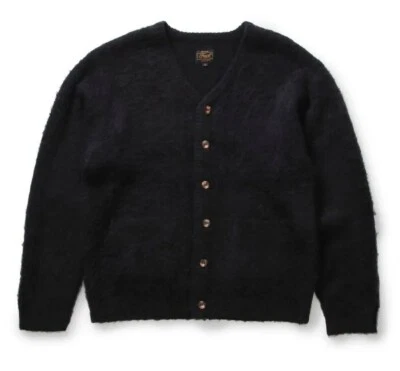 fuct 🇺🇸 WOOL Mohair Black Cardigan Button Sweater Supreme SSDD 2XL XXL - Image 1 of 4