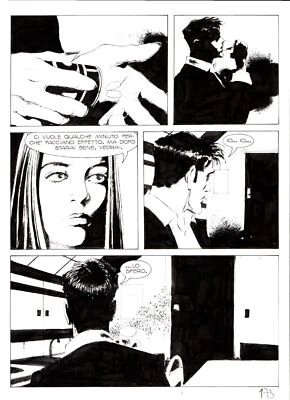 Dylan Dog - Original DYLAN DOG MAXI Board No.14 "Paranoia" 2001 by Corrado Roi - Image 1 of 3