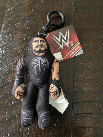 2016 WWF WWE Jakks Roman Reins Mini Wrestling Buddy Plush Keychain Cover