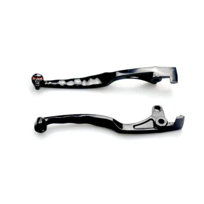 Palancas de embrague de freno de calavera de aluminio para motocicleta Kawasaki Vulcan 1500 1600 Foto 1 de 4