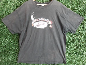 Cheech & Chong Up In Smoke Promo T-Shirt Black Paramount 90s Vintage Adult 2XL - Picture 1 of 10