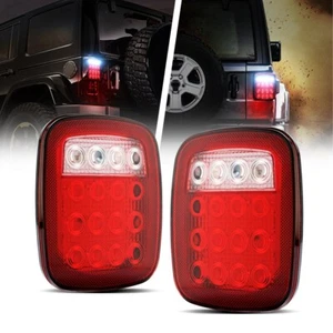 2x 16 LED Tail Light Rear Brake Turn Lamp For 87 1989-1990 Kenworth K100E 1999 - Picture 1 of 12