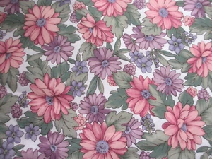 OOP Hoffman Baumwollstoff ~ Landhaus Blumen ~ 1 Yard - Bild 1 von 6