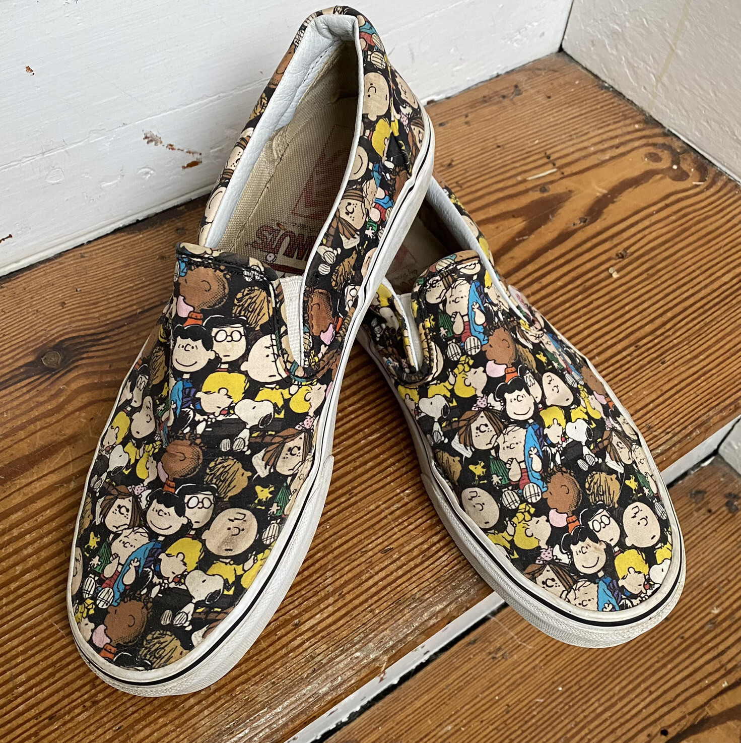 Vans X Peanuts Slip On Shoes, Snoopy 