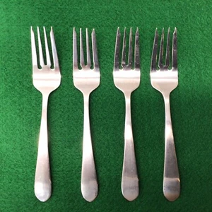 International ~ Stainless Flatware ~ Ridgefield ~ Taper Salad Forks ~ 4 Piece - Picture 1 of 6