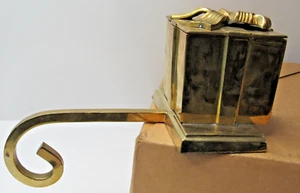 Soporte para medias de regalo 3D de latón vintage brazo largo India #P10-1 - Imagen 1 de 11