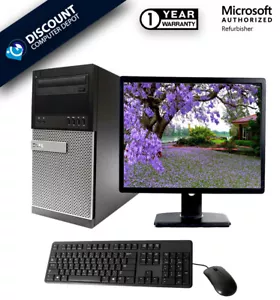 Dell Core i3 3a generazione computer desktop 8 GB 500 GB HD 19" LCD Windows 10 Pro PC DVD - Foto 1 di 6