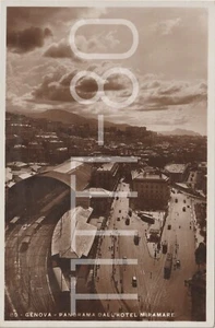 GENOVA - PANORAMA DALL' HOTEL MIRAMARE - STAZIONE FERROVIARIA - Foto 1 di 1