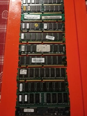LOTTO 11xRAM SERVER SDRAM da 32Mb a 128Mb - PC Vintage vari Marchi - Immagine 1 di 4