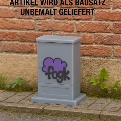 5× Stromkasten / Verteilerkasten Spur G LGB 1:22,5 – Bausatz PETG unlackiert - Bild 1 von 4