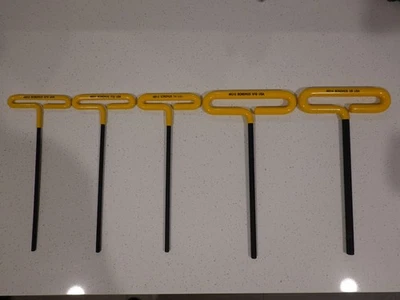 Bondhus 46538 Hex Tip Loop T-Handle Set (5pc) ProGuard – Excellent - Image 1 of 4