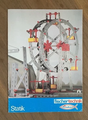VINTAGE FISCHERTECHNIK MANUAL - STATIK - Image 1 of 4