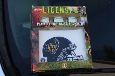 Pittsburgh Steelers Golf Towel + 3 Regulation Golf Balls Gift Set – McArthur Int - Image 1 of 4