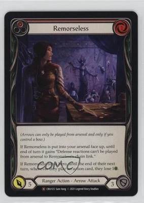 2020 Flesh and Blood - Crucible of War Unlimited Remorseless #CRU123 - Image 1 of 2