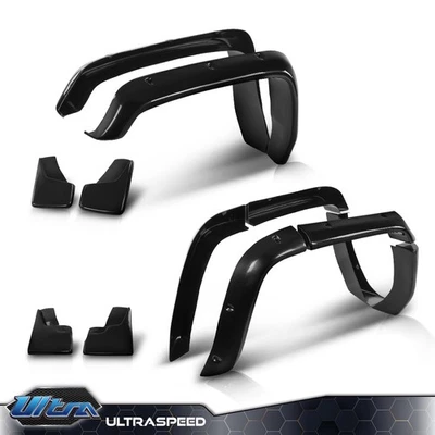 Fit For Hummer H3 80mm Fender Flares (8 PCS) + (4Pcs) Mud Flaps - Image 1 of 4