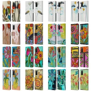 OFFICIAL WYANNE NATURE LEATHER BOOK WALLET CASE COVER FOR SAMSUNG PHONES 1 - Picture 1 of 21