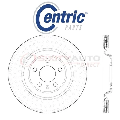 Centric C-TEK Disc Brake Rotor for 2015-2016 Audi A8 3.0L 4.0L 6.3L V6 V8 xa Foto 1 de 4