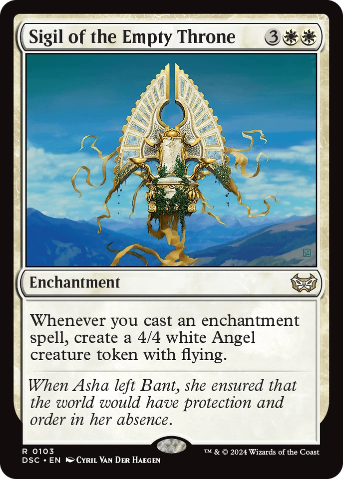 MTG Sigil of the Empty Throne (English ) DSC - Image 1 of 1