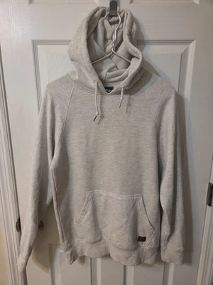 billabong连帽衫男式小号短沙套头沙色 — 第 1/4 张图片