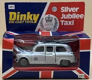 Dinky Toys 241 Austin FX4 London Taxi - HM Queen Silver Jubilee 1977 - Picture 1 of 7