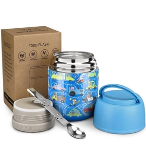 17 oz Insulated Lunch Containers Hot Food Jar Wide Mouth Lunch Thermo for Kid... - Picture 1 of 6