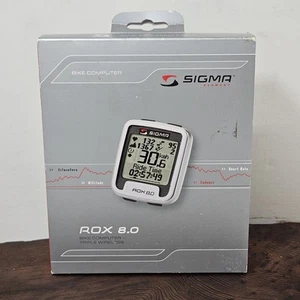 Sigma 8.0 Fahrradcomputer kabelgebunden neu Open Box Fahrradtachometer Kilometerzähler - Bild 1 von 12