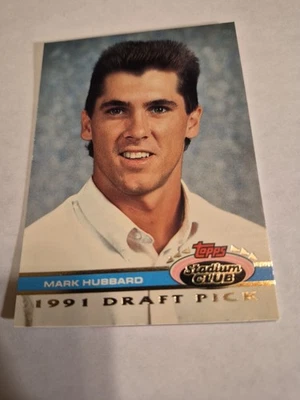 MARK HUBBARD 1991 TOPPS STADIUM CLUB SKYDOME TORONTO 1991 DRAFT PICK #90 - Image 1 of 2