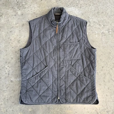 Жилет мужской J.Crew Sussex большой на молнии Primaloft темно-серый стеганный на открытом воздухе - Изображение 1 из 4