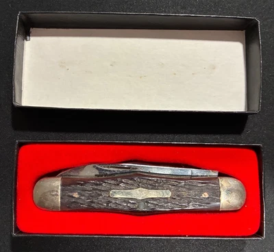 '88 W15 2880 1/2 2880.5 Winchester Cuchillo de Bolsillo Doble Hoja con Caja Foto 1 de 4