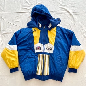 VTG St. Louis Rams SIZE L Starter NFL Pro Player Jacket Coat 90’s Reversible - Picture 1 of 20