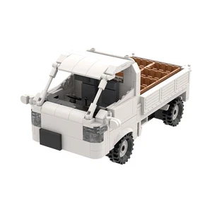 MOC Mini weiß Haushalt Onroad LKW Baustein Set 353 Teile Modellautos - Bild 1 von 6