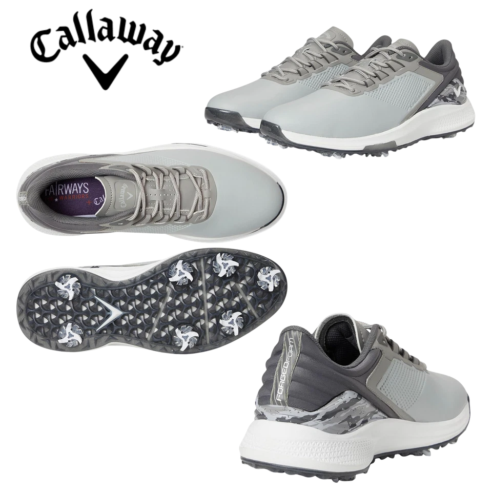 Zapatos de golf Callaway Coronado V4 (2025) gris y carbón talla (11,5 2E) Foto 1 de 1